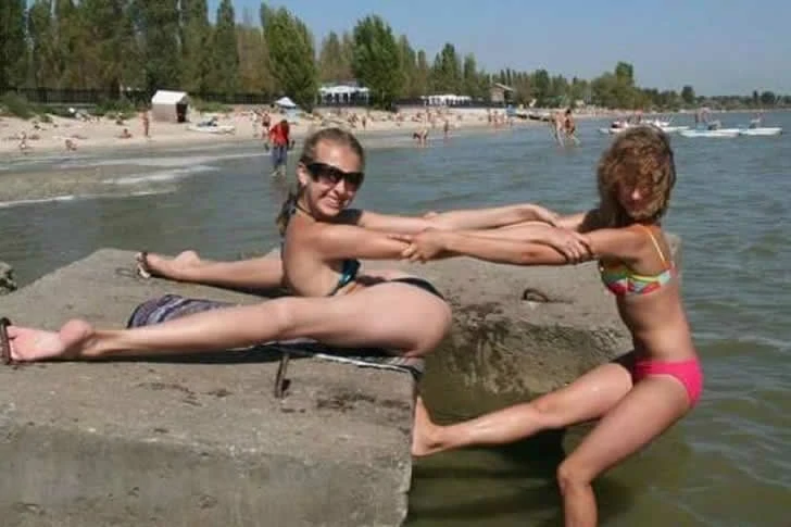Holidaymakers did not expect the beach to be so