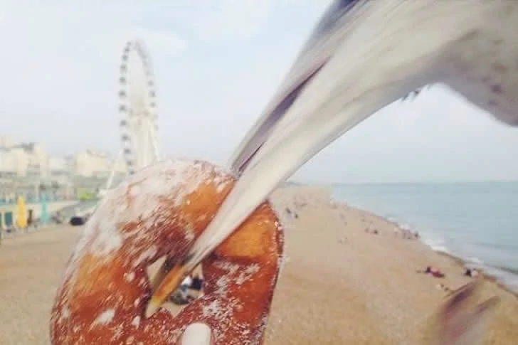 Holidaymakers did not expect the beach to be so