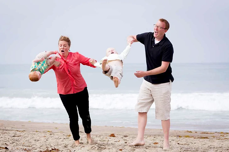 You'd never guess these photos were taken on the beach