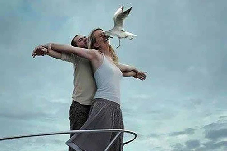 You'd never guess these photos were taken on the beach