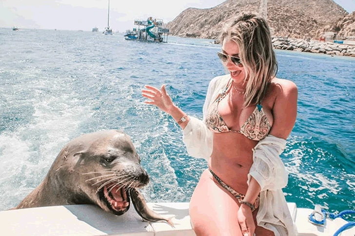 You'd never guess these photos were taken on the beach
