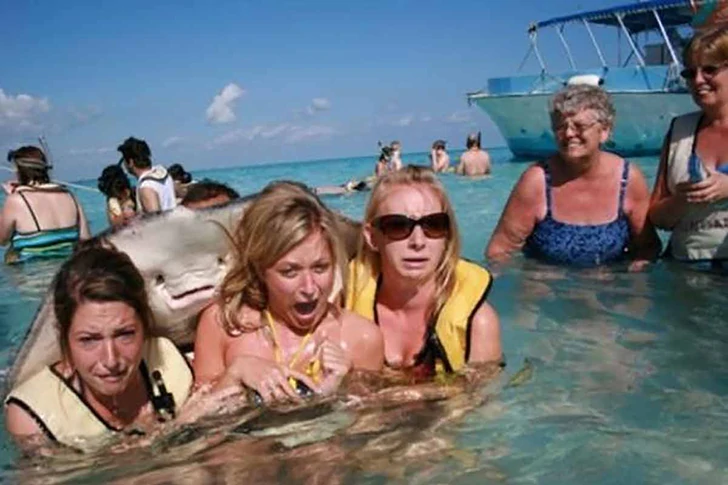 You'd never guess these photos were taken on the beach