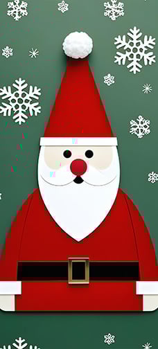 Santa Claus Card Wallpaper