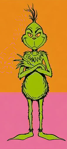 The Grinch Sketch Art Wallpaper