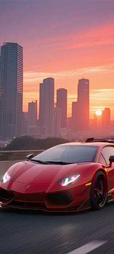 Ruby Flame Car