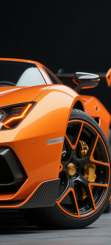 Orange Blaze Racer