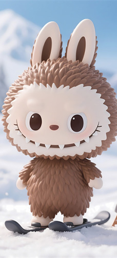 LABUBU’s Ski Slope Thrill
