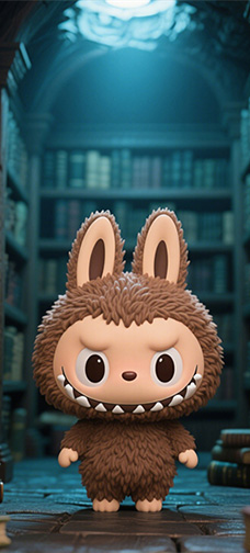 LABUBU’s Bookcase Adventure