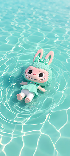 ZIMOMO Floating in Pool