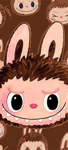LABUBU Wallpaper Pattern