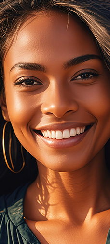 Black Woman With Big White Teeth