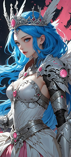 Woman In Armor Wallpaper