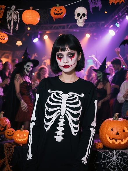 Halloween Ghost Face Party