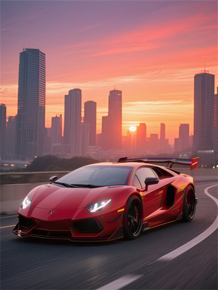 Ruby Flame Car