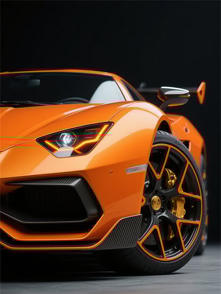 Orange Blaze Racer