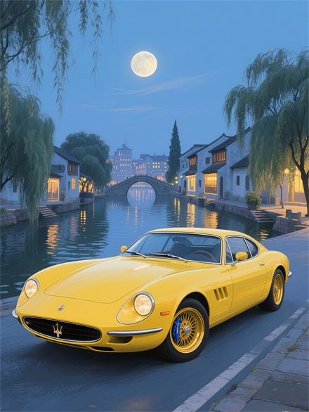 Yellow Blaze Car
