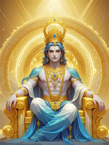 Glowing Statue Wallpaper