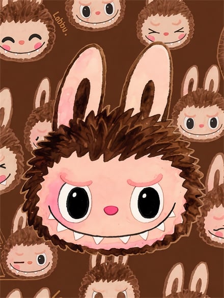 LABUBU Wallpaper Pattern